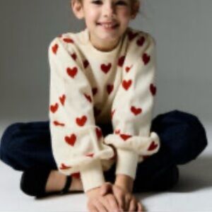 The new society Fuji jumper heart sweater girls 16 women’s XS wool blend